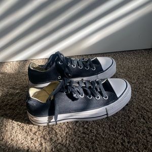 Platform low top converse